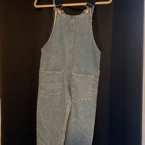 Zara Blue Denim Overalls